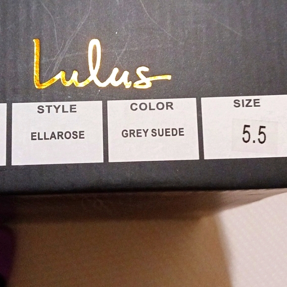 Lulu's Grey Stileto Heel size 5.5 - Picture 6 of 10